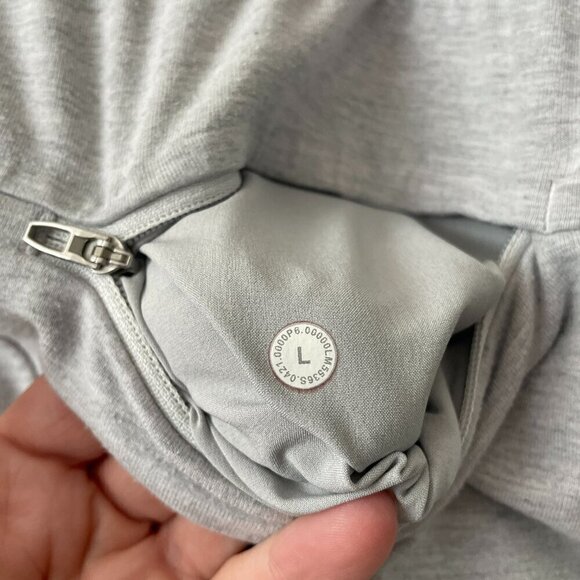 Lululemon City Sweat Jogger *29" Casual Heathered Ultra Light Grey Large - Picture 9 of 9